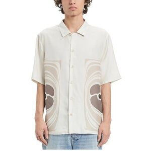 VAYDER Montague Oversize Camp Shirt Lyocel Silk Quiet Luxury Size Large NWT